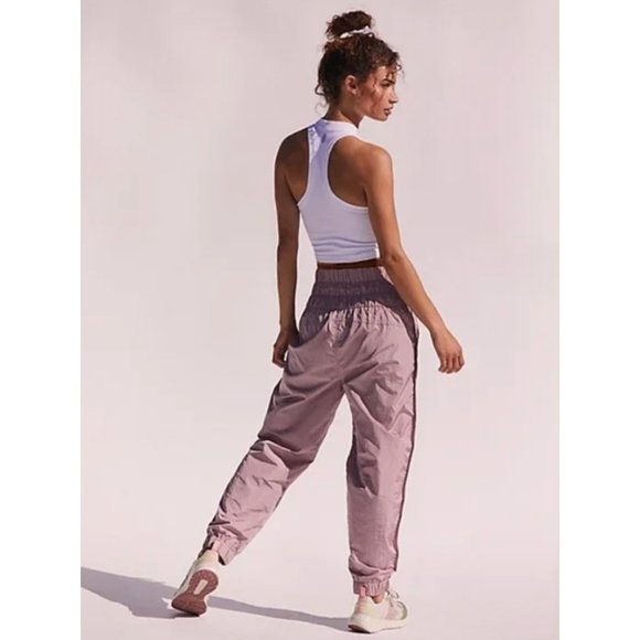 Free People Pants - Free People Movement The Way Home Jogger Pants Mauve Pink Purple NWOT Small